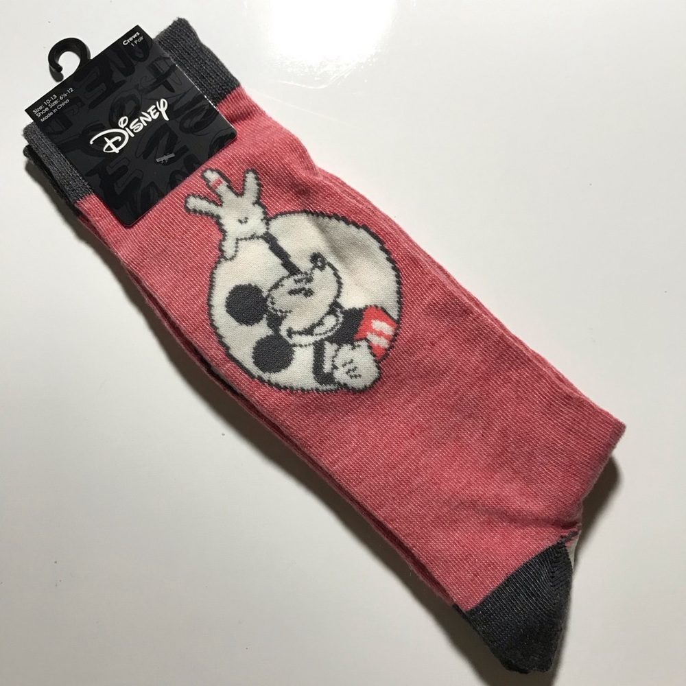 DISNEY classic mickey mouse crew socks